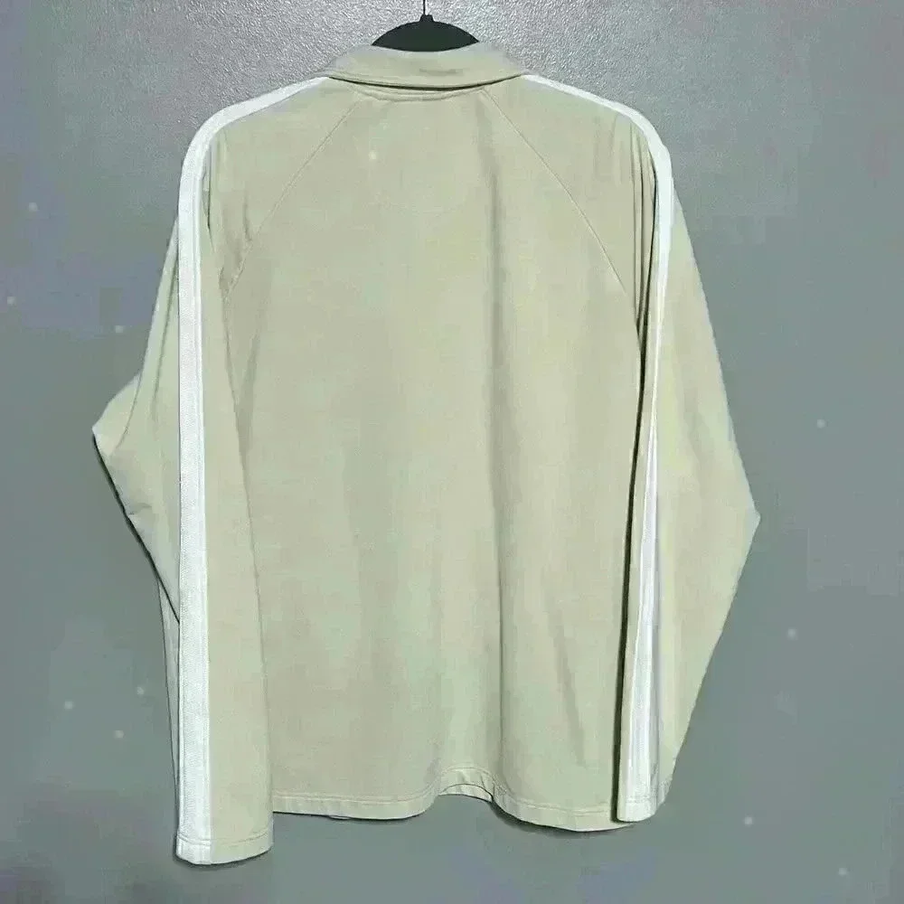 Bachrach, size L,‎ Polyester/cotton Qtr. zip pullover.